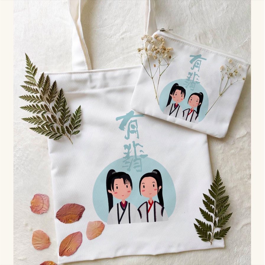 LEGEND OF FEI WANG YIBO TOTE BAG + PENCIL CASE DRAMA CHINA / DRAKOR KIT / DRAMA CHINA FANKIT /CDRAMA