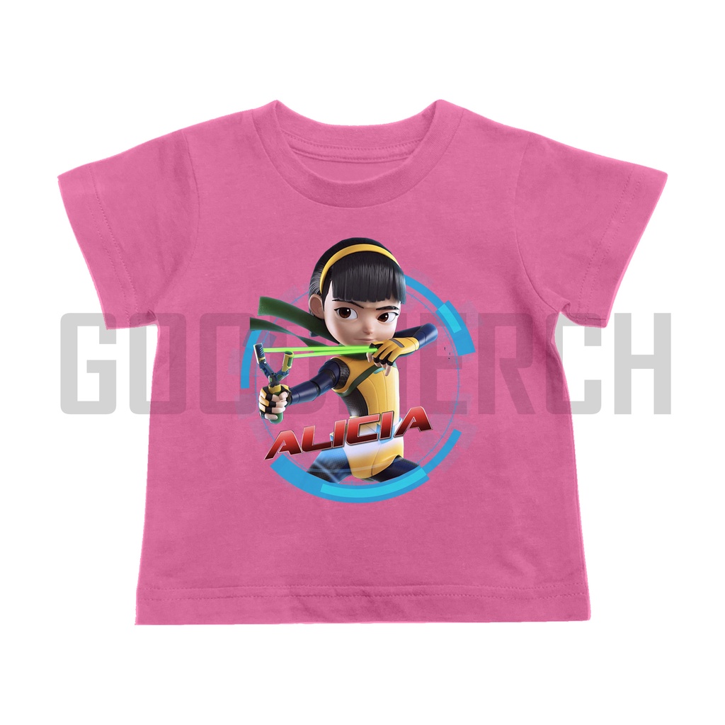 Baju Kaos anak Alicia Ejen Ali / Baju kaos anak keren