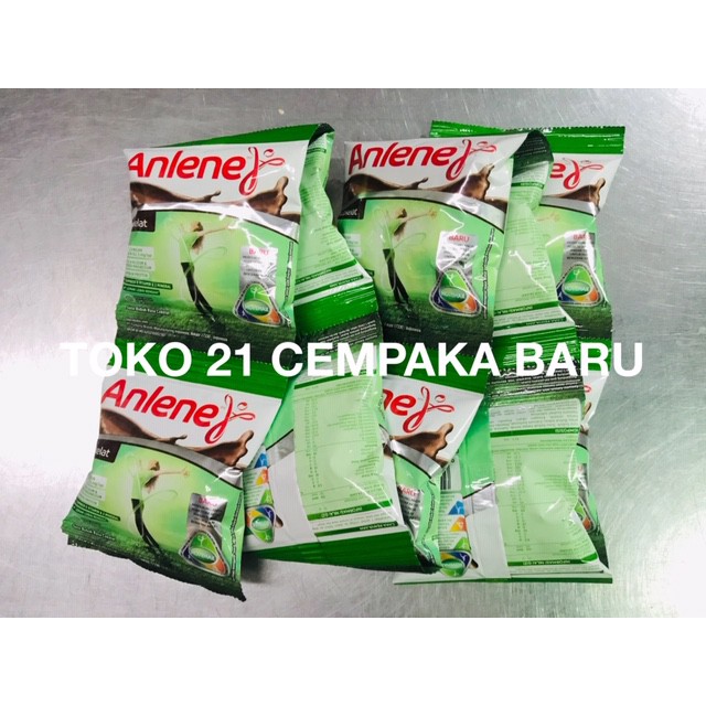 

Anlene Susu Bubuk Rasa COKELAT 1 renceng isi 10 sachet | Susu Anlene Coklat Murah Promo