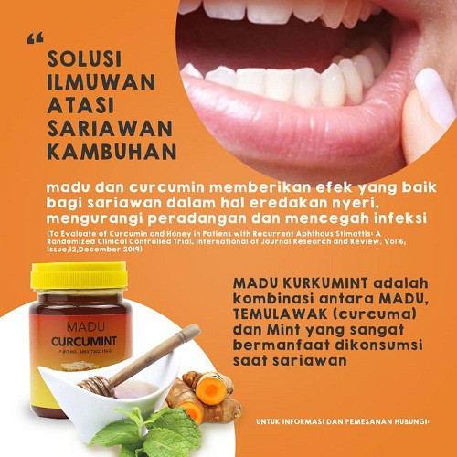 

Madu CurCumint 250 gram- Madu Lambung Ekstrak Mint