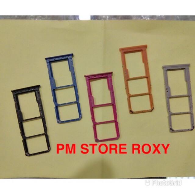 Sim Tray Sim Lock Samsung M20 Slot Kartu Tempat Sim Card Original