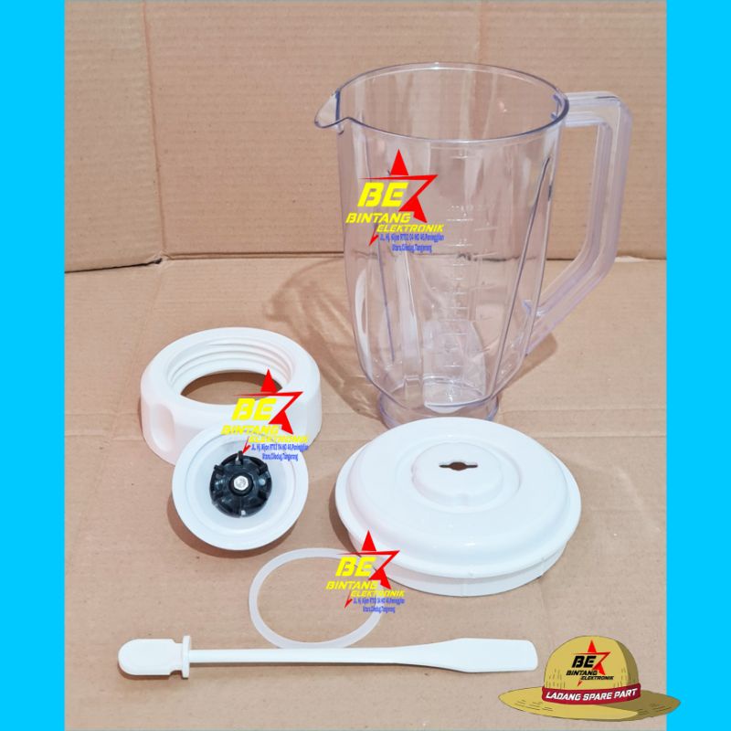 Gelas Tabung Jar Jus Blender Philips HR 2815 2810 1 set Plastik