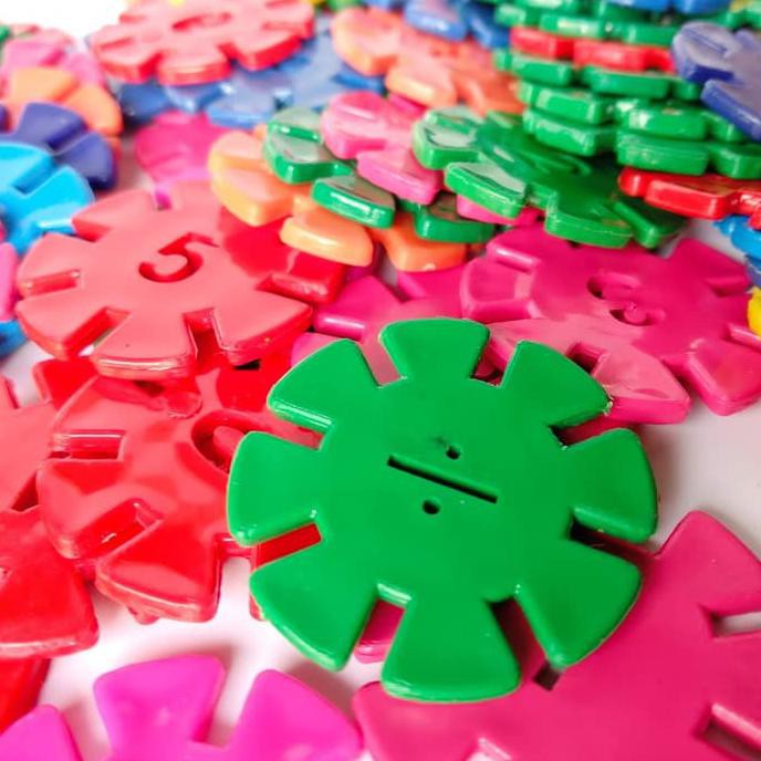 Lego Bombik Tazos mainan edukatif jadul 90an bongkar pasang TERBARU