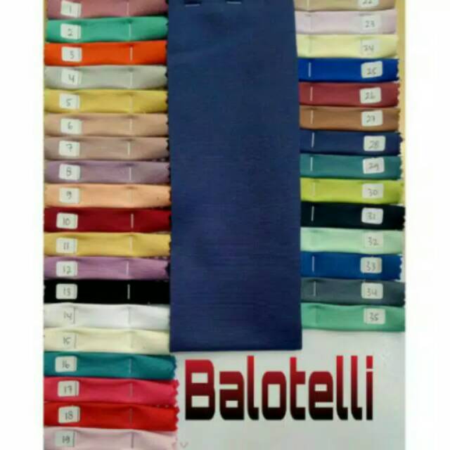 KAIN POLOS BALOTELLI  BAHAN KAIN POLOS BALOTELLI
