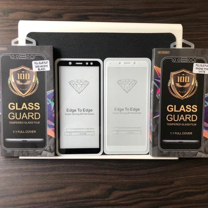 TEMPERED GLASS IPHONE 6+/6S+ PLUS FULL GLUE 10D PREMIUM FULL COVER KACA