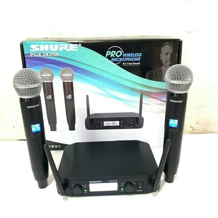 HR MIC SHURE PGX242 58 MICROPHONE WIRELESS PGX 242 BETA 58