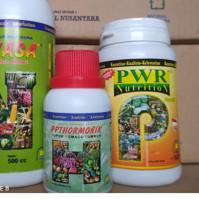 ➫ Pupuk Pelebat buah, Pupuk Pendongkrak buah, Pupuk Tabulampot NASA (POWER +HORMONIK+ POC NASA) ❅