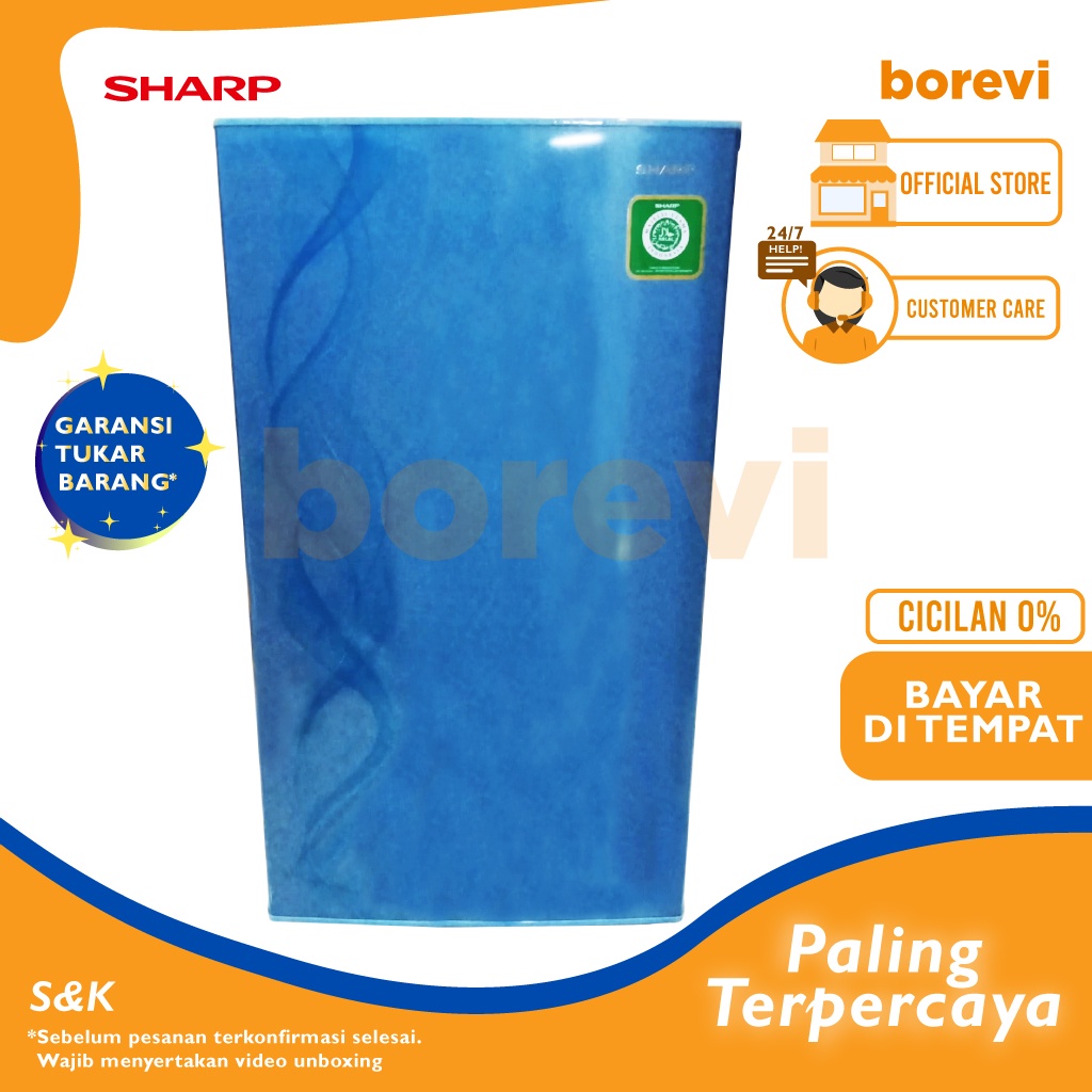 KULKAS SHARP SJ N 162D AB / KULKAS 1 PINTU SHARP