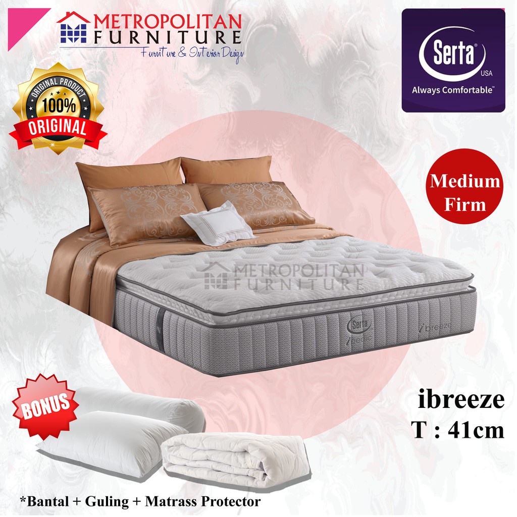 Kasur Springbed SERTA Ibreeze Spring bed Matras