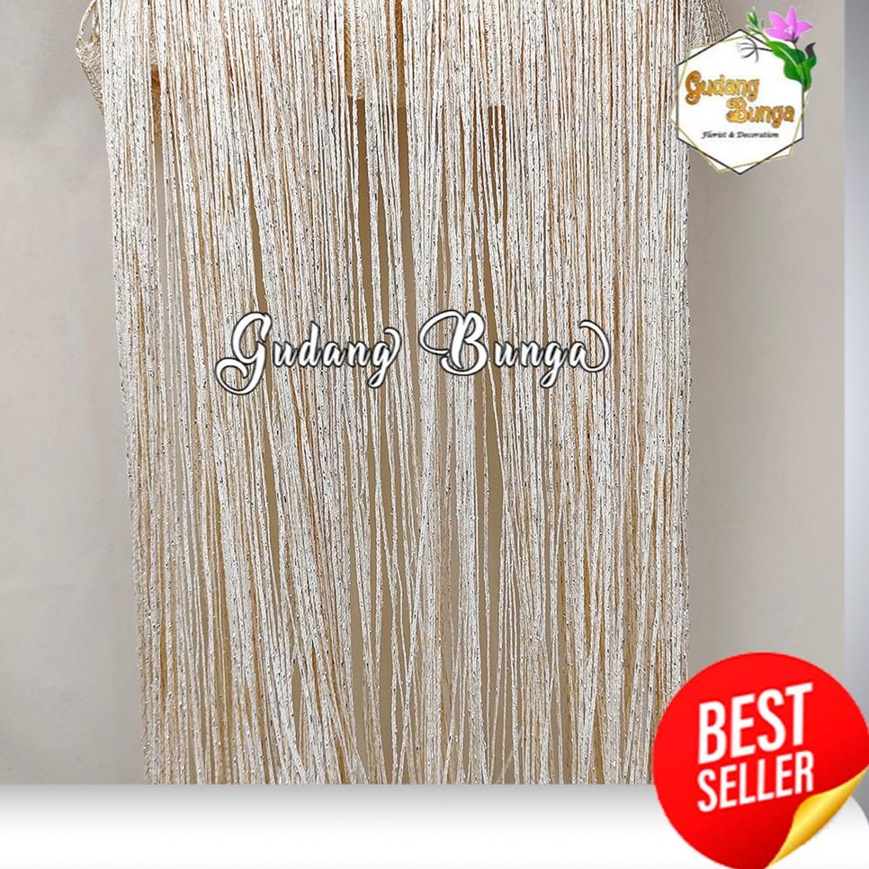 TIRAI BENANG GLITER 3X3 /TIRAI DEKOR/TIRAI GORDEN/ TIRAI HIAS