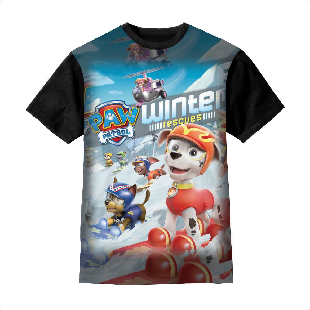 Kaos Anak Paw Patrol Baju Anak Anime Umur 1 12 Tahun - Game Pakaian Anak Laki Laki Perempuan Paw Pat
