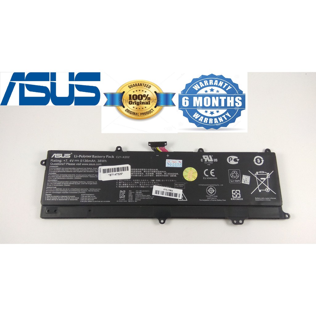 Baterai Asus Original  Laptop X201E X201 X201E-KX091D ,X201 X201E
