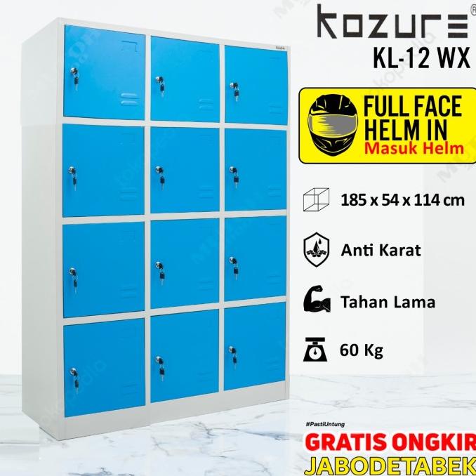 

TERLARIS LOKER LOCKER LEMARI KABINET BESI 12 PINTU KOZURE KL-12WX SALE