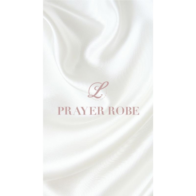 Prayer Robe Mukenah Polos Navy Lbylcb