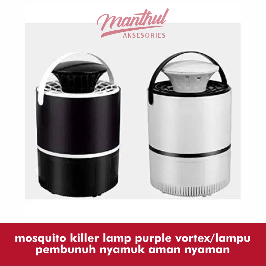 mosquito killer lamp purple vortex/lampu pembunuh nyamuk aman nyaman