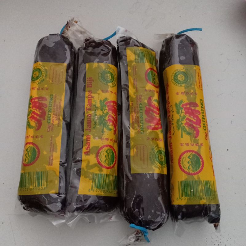 

asam jawa tanpa biji hitam berat 1pcs 150gram