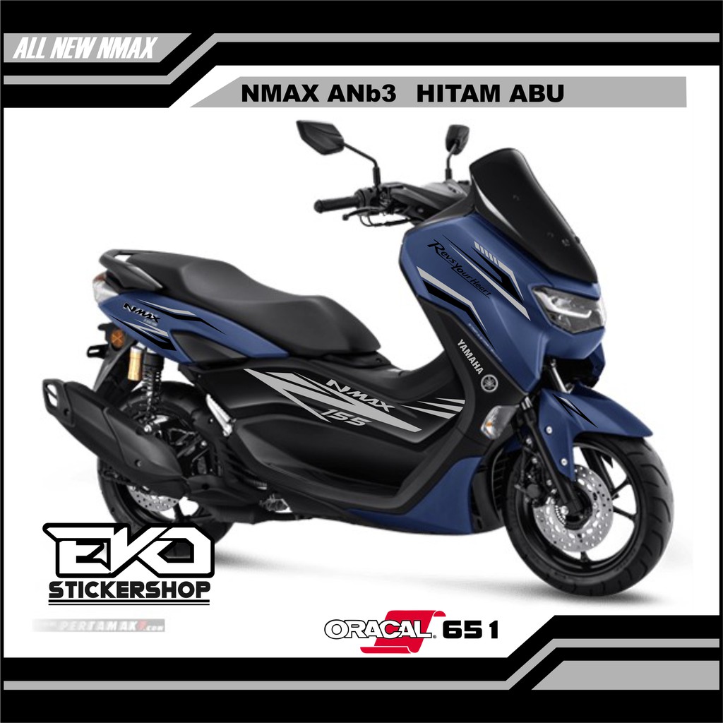 STIKER ALL NEW NMAX BIRU CUTTING STICKER