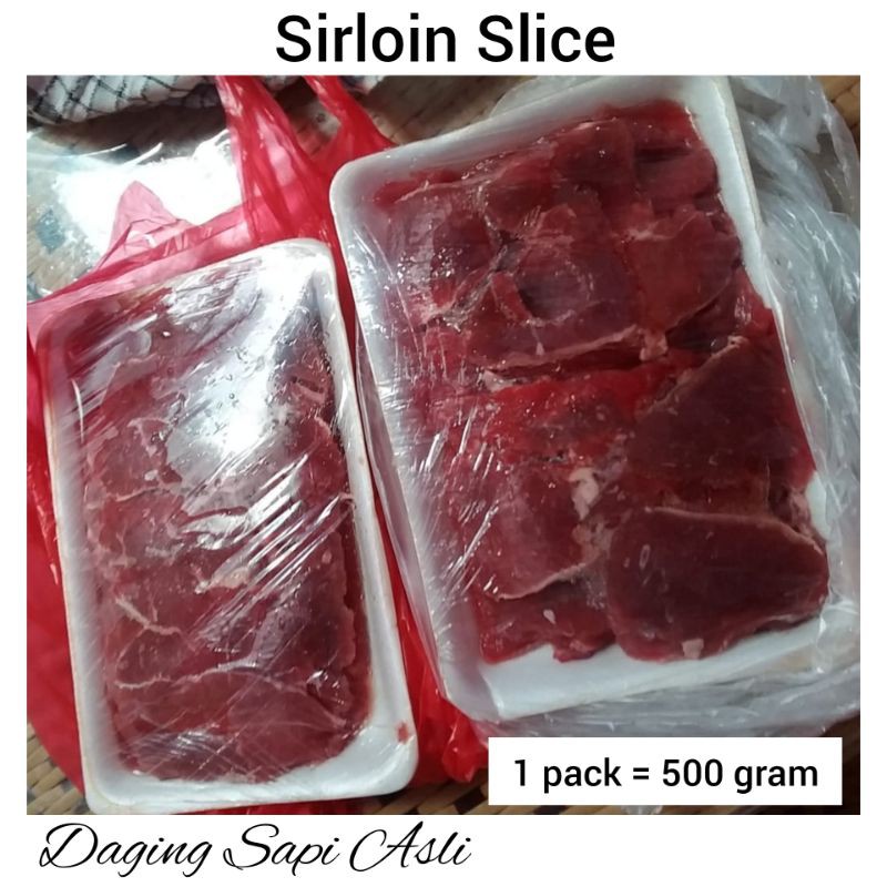 

BEEF SLICE / Sirloin slice / daging sapi slice / Makanan Tahun Baru