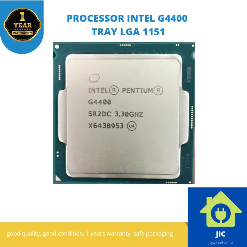 PROCESSOR INTEL G4400 TRAY LGA 1151