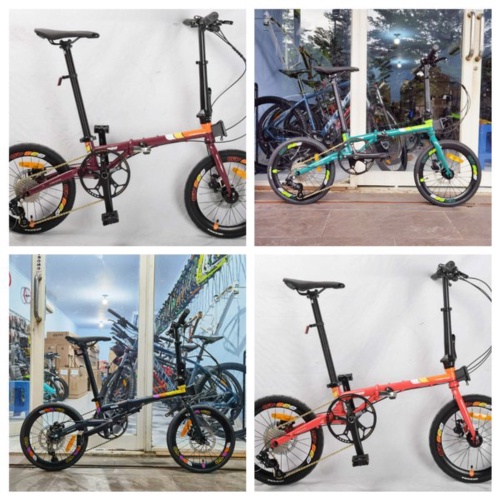 Dijual Sepeda Lipat Rubick Gas 16 Plus Rem Hidrolik 10 Speed Hollowtec 2 Limited