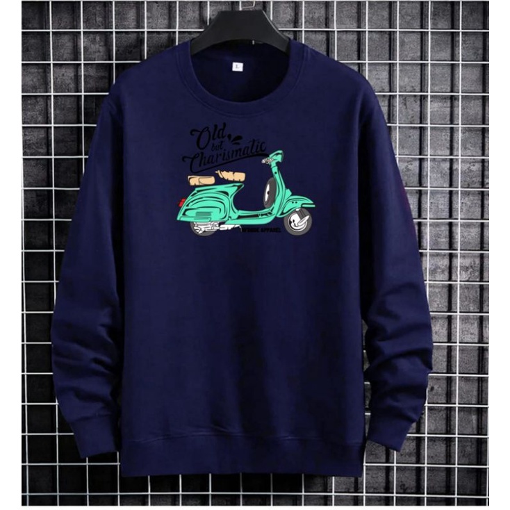 COD//DS//BAJU SWEATER OLD VESPA (M-L)