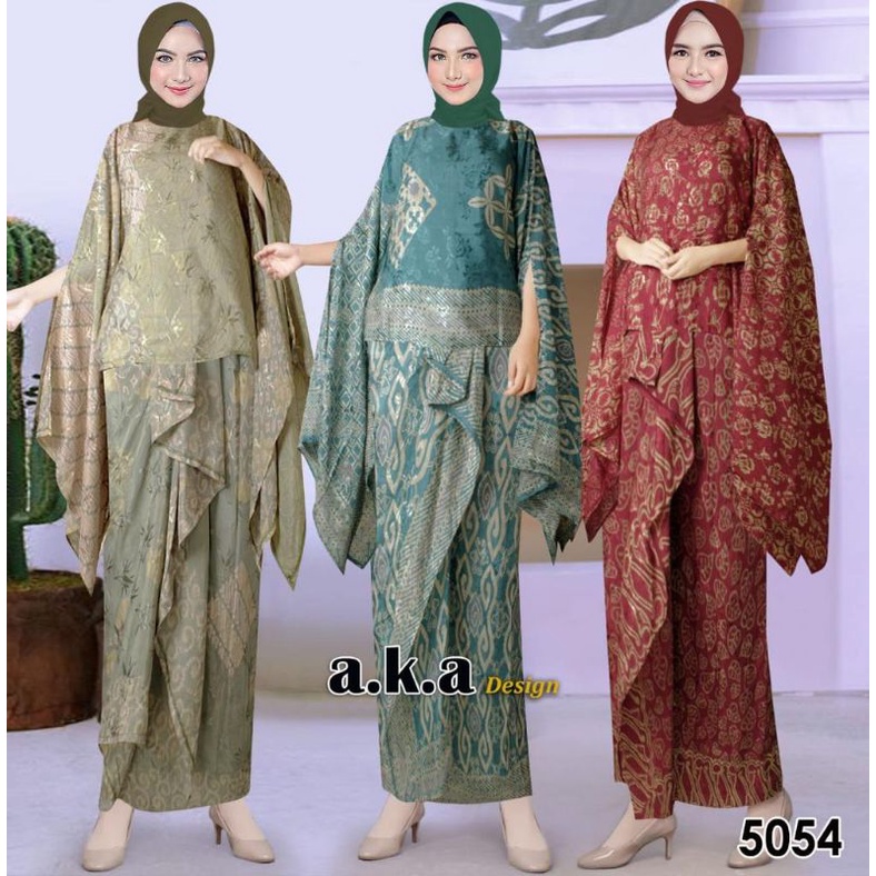 [5054]KEBAYA ORIGINAL//KEBAYA MODERN//STELAN ROK BATIK VISCOSE PREMIUM//SEMI SUTRA//By AKA