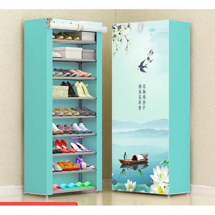 RAK JILBAB / RAK 9 TINGKAT AMAZING / RAK SEPATU AMAZING/RAK MULTIFUNGSI / 9 SUSUN MURAH BARU MAKASSA