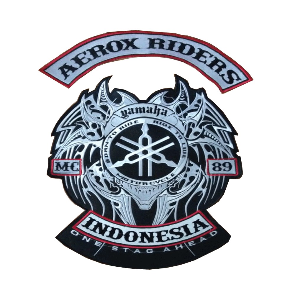 { COD } Emblem Bordir Aerox Emblem Punggung Aerox