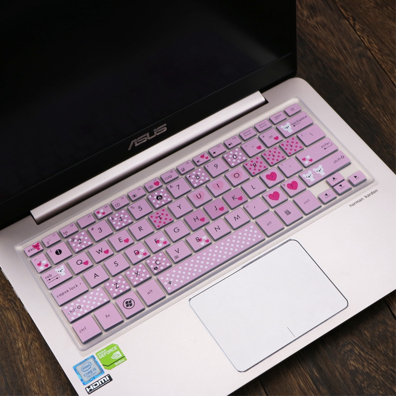 Casing Silikon Pelindung Keyboard Untuk Asus Zenbook U4100Uq/Ux/Rx410/Uqk A8250 14 Inch