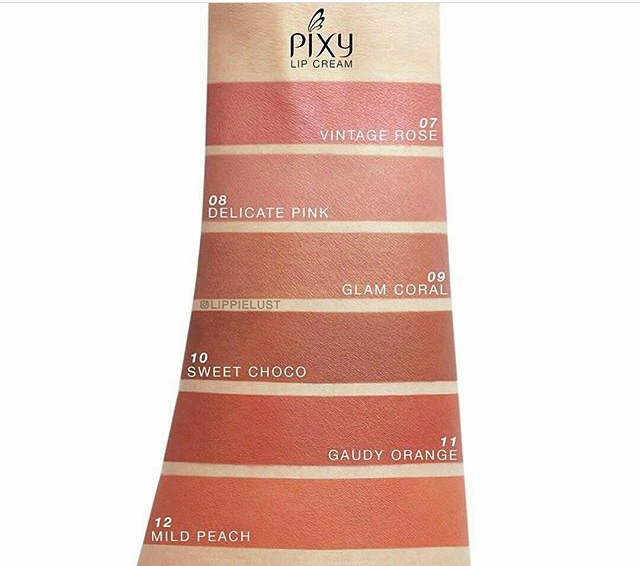 PIXY LIP CREAM MATTE 01 s/d 12