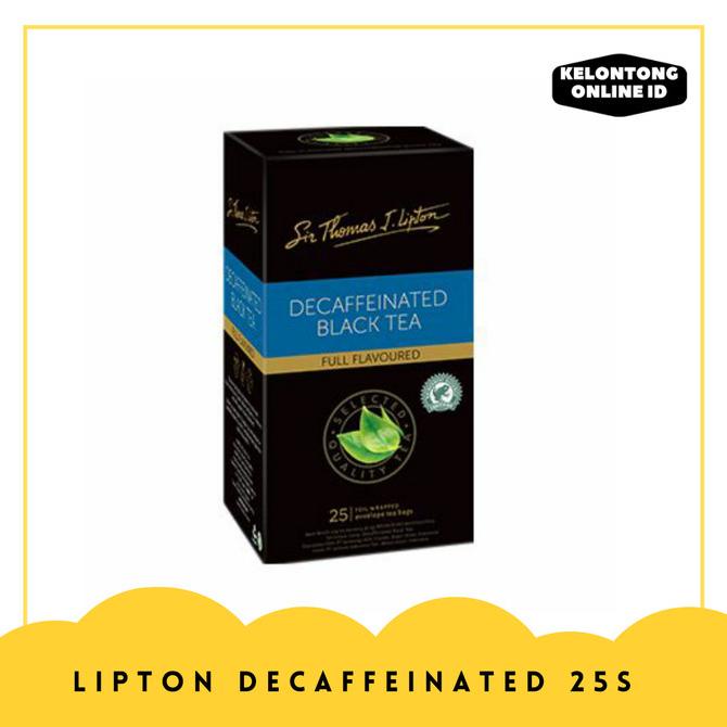 

[ COD ] Lipton Decaf Black Tea - Isi 25 Sachet x 2gr [Teh Celup Tanpa Kafein] EKSLUSIF Kode 869