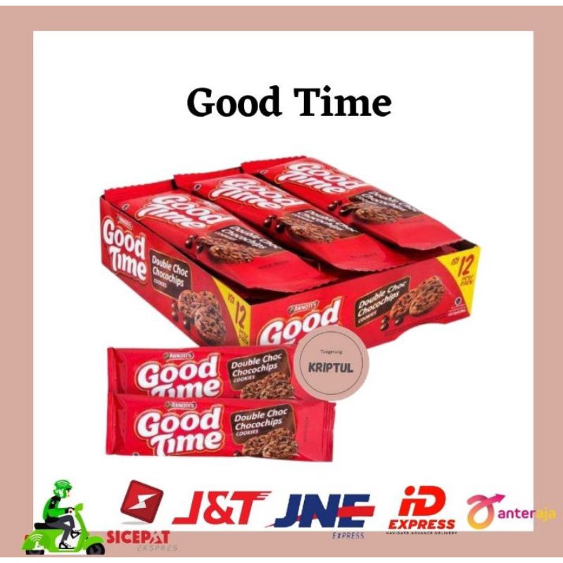 

GOOD TIME COOKIES JAJANAN COKLAT ISI 12 PER BOX