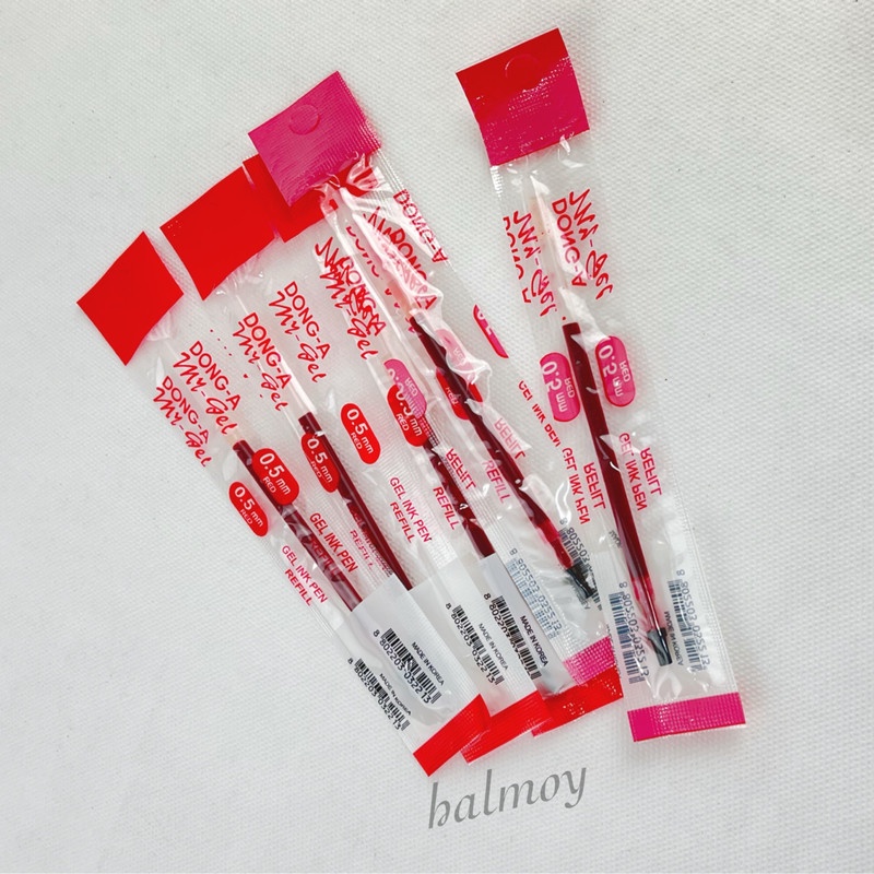 

REFILL / ISI PULPEN GEL / CAIR DONG-A MY GEL WARNA MERAH
