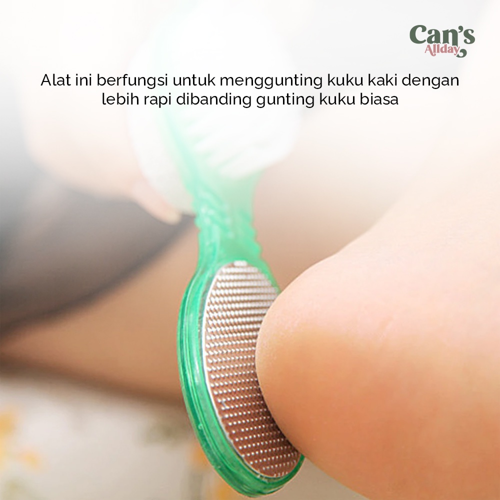 Penghalus Tumit Foot Scraper Sikat Kaki 4in1