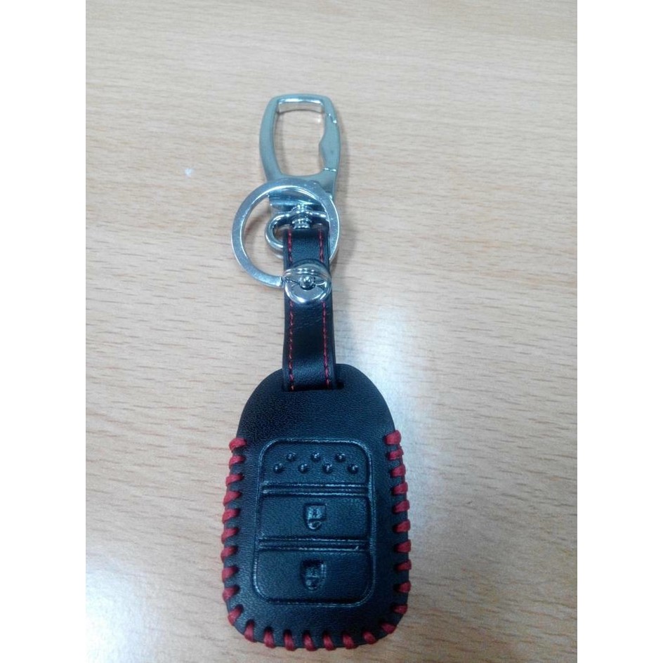 Leather Key Cover BRIO - Sarung Kunci Kulit Honda NEW BRIO 2016