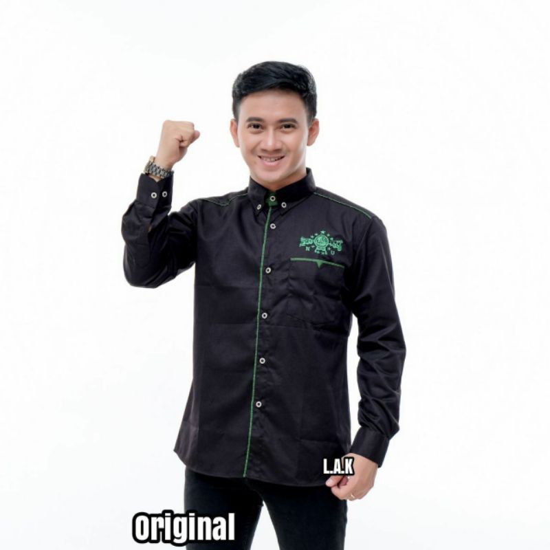 Baju kemeja NU lengan panjang