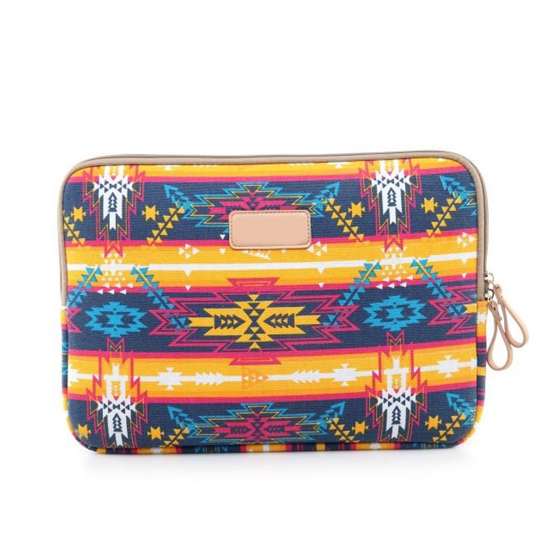 Laptop Bag Canvas Waterproof Tablet Sleeve Case Zipped