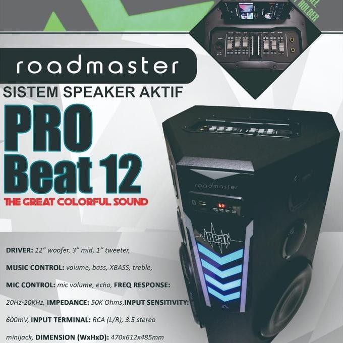 Speaker Aktif Roadmaster Pro Beat 12 New