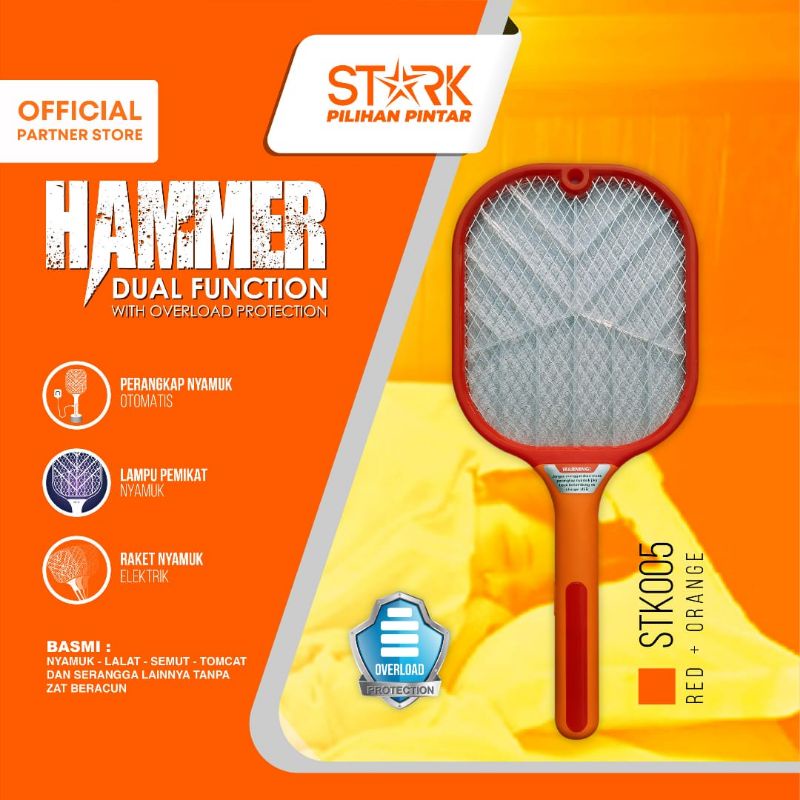 Raket Nyamuk Stark Hammer STK-005