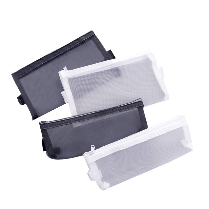 

J2 - Tempat Pensil / Kotak Pensil Sekolah Kantor Simple Transparan Premium