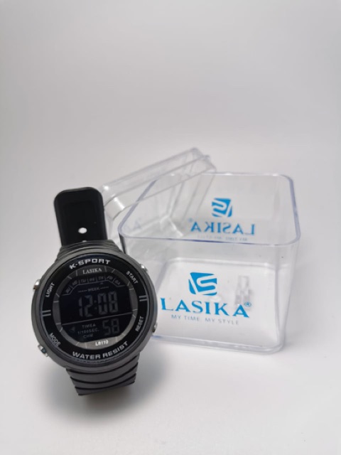 Jam Tangan Pria Wanita LASIKA 8110 asli sporty digital ada led anti air