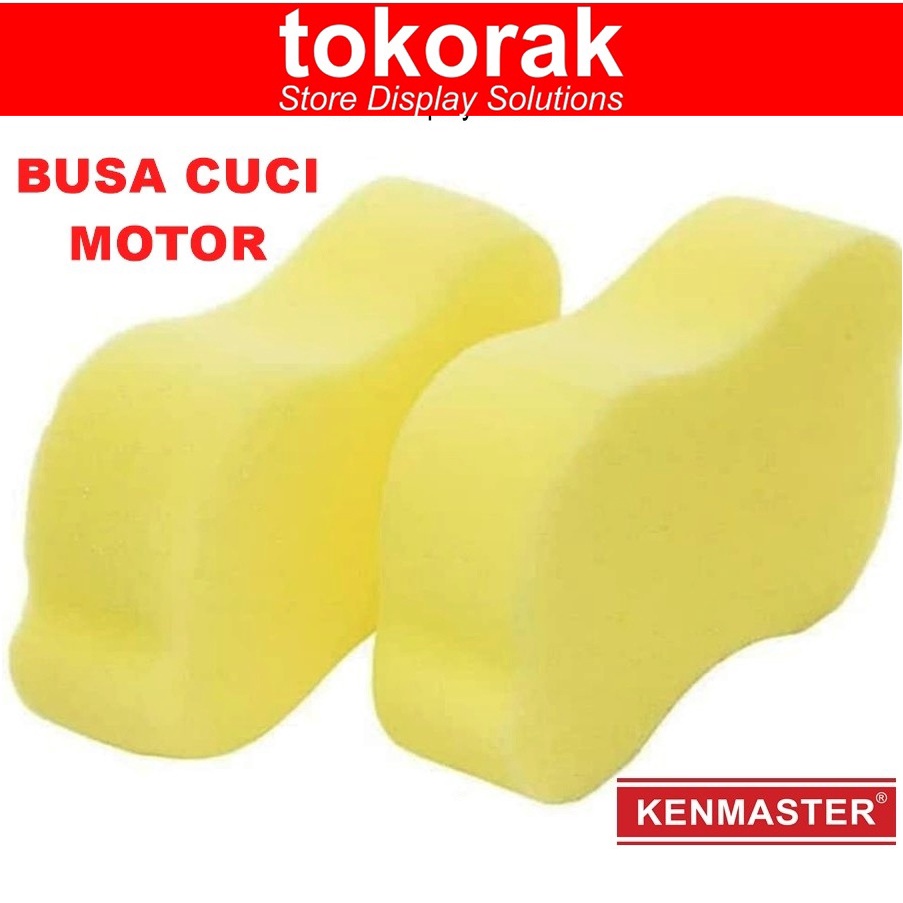 KENMASTER BUSA SPON CUCI MOBIL MOTOR 2 PCS - MOTORCYCLE WASH SPONGE