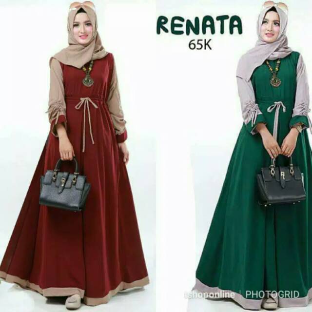 Renata Dress/Gamis Murah/Dress Murah