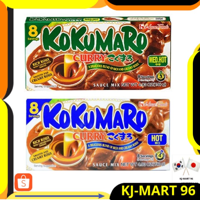 

MAKANAN JEPANG/BUMBU JEPANG HOUSE CURRY ROUX KOKUMARO 140 GR - KARI LEMBUT & GURIH ASLI IMPOR JEPANG