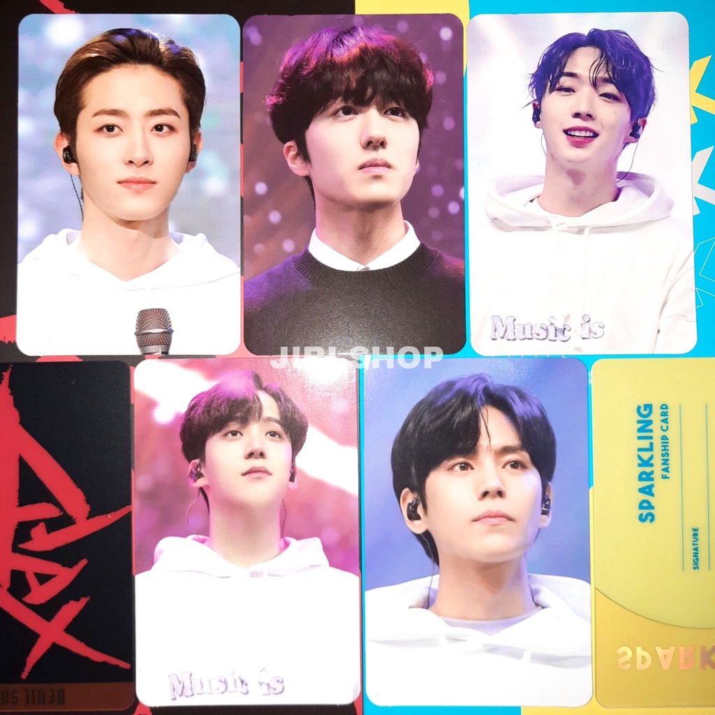 [sharing] shax sparkling imitation official album pc photocard ateez sf9 yunho chani yuri suwoong dr
