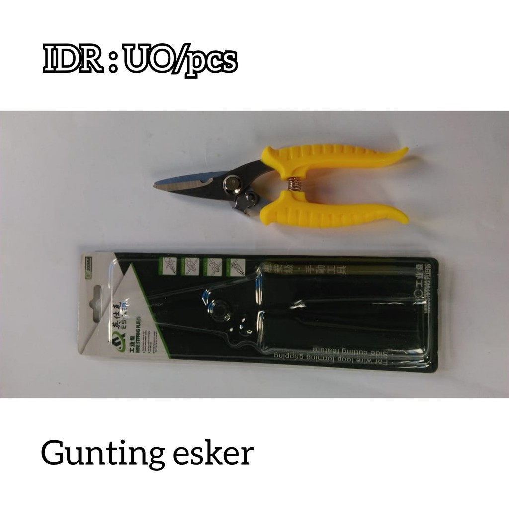 

(UO) Gunting Esker/ Gunting Kawat/ Gunting Kabel