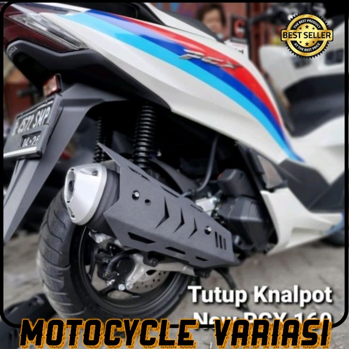 cover tutup knalpot NEW PCX 160 model transformer