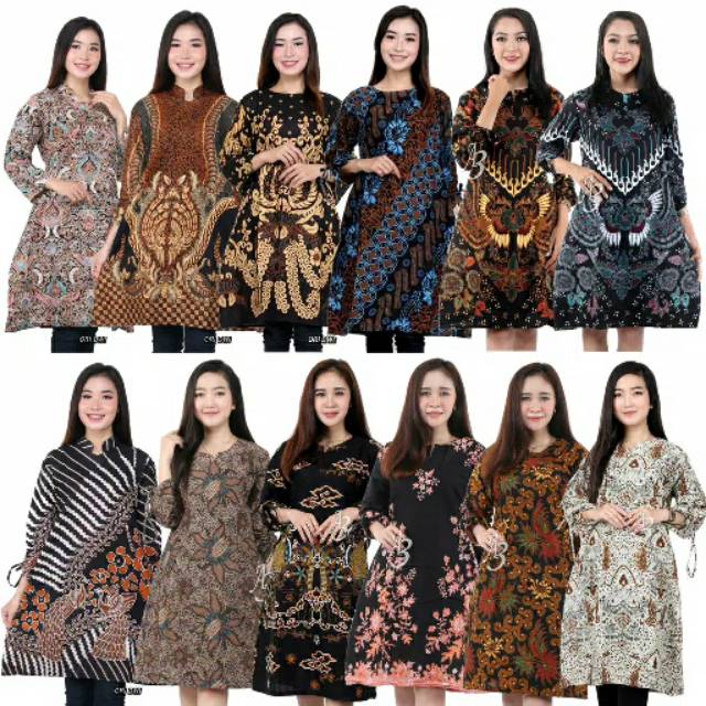 BATIK KALONGAN | TUNIK BATIK S M L XL XXL