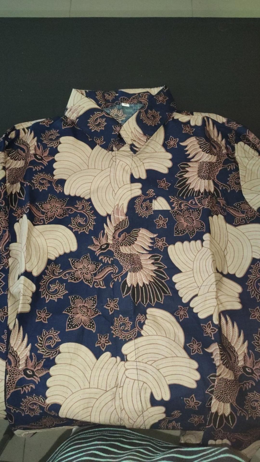 Baju Batik Pria Slimfit Modern Lengan Panjang Sy4 B1 Premium Quality