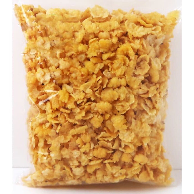 

emping jagung geprek asin